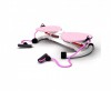 Фитнес платформа DFC "Twister Bow" с эспандерами розовый - магазин СпортДоставка. Спортивные товары интернет магазин в Тамбове 