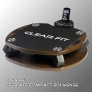 Виброплатформа Clear Fit CF-PLATE Compact 201 WENGE - магазин СпортДоставка. Спортивные товары интернет магазин в Тамбове 