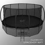 Каркасный батут Clear Fit SpaceHop 16Ft - магазин СпортДоставка. Спортивные товары интернет магазин в Тамбове 