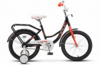 Детский велосипед Stels Flyte 18" Z011 Чёрный красный 2022 - магазин СпортДоставка. Спортивные товары интернет магазин в Тамбове 