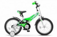 Детский велосипед Stels Jet 16" Z010 зеленый белый  2022 - магазин СпортДоставка. Спортивные товары интернет магазин в Тамбове 