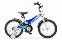 Детский велосипед Stels Jet 16" Z010 синий белый 2022 - магазин СпортДоставка. Спортивные товары интернет магазин в Тамбове 