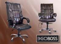 Офисное массажное кресло EGO BOSS EG1001 Шоколад в комплектации LUX - магазин СпортДоставка. Спортивные товары интернет магазин в Тамбове 
