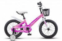 Детский велосипед Stels Pilot-150 16" V010 розовый 2022 - магазин СпортДоставка. Спортивные товары интернет магазин в Тамбове 